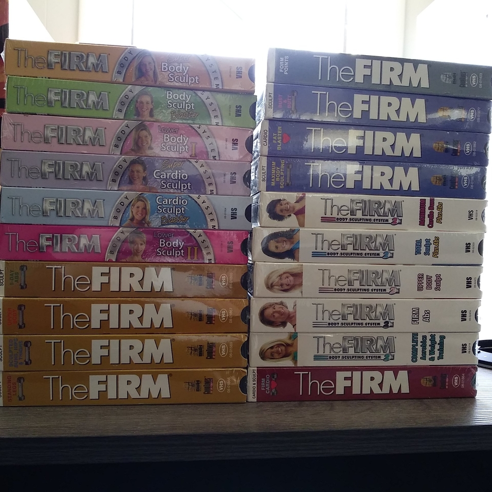 Lot 22 The Firm Total Body Fat Blaster vhs power walk body sculpting system Y2k